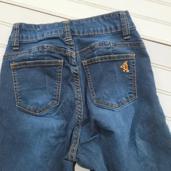 VIP Jeans High Waist Stretchy Women's Dark Blue Mid Rise Size 00 /21 - Picture 4 of 8